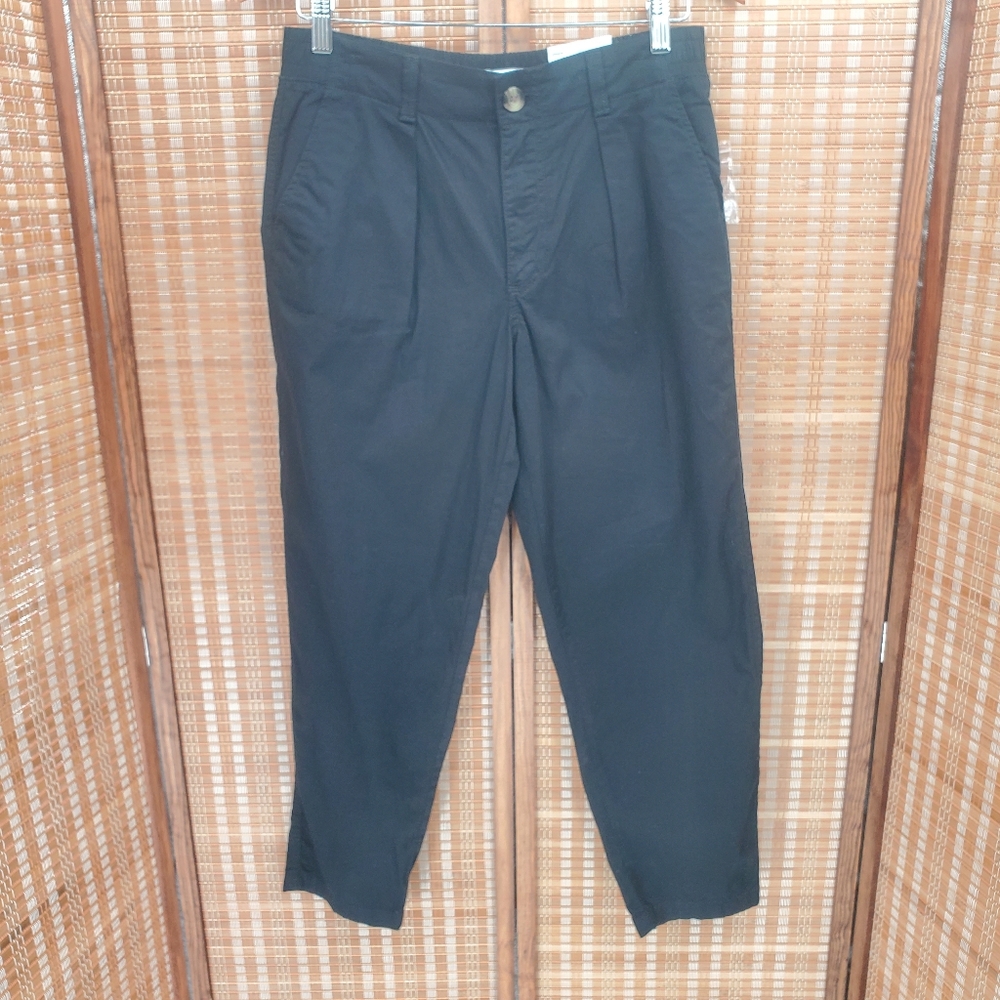 ♡ Sonoma Black Capri Ultra Comfort Waistband Pants Size 8 NWT